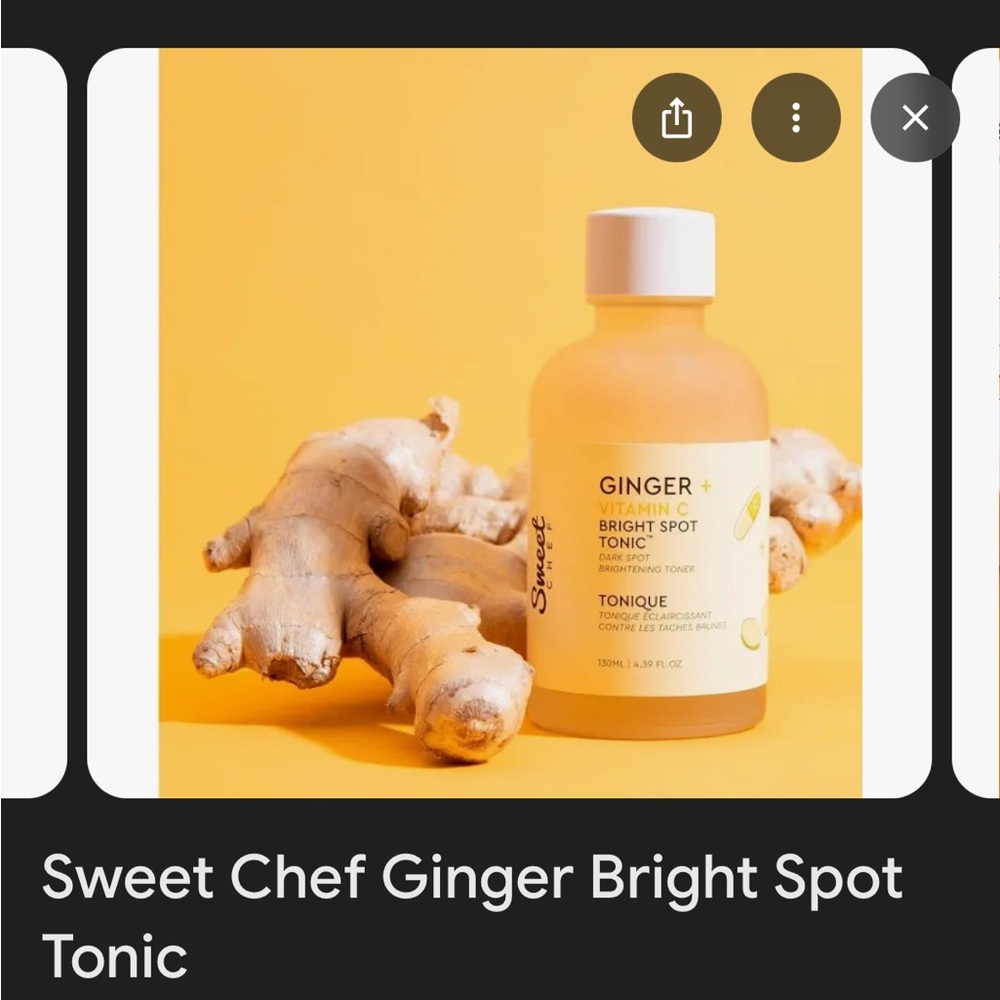 Sweet Chef Ginger + Vitamin C Bright Spot Tonic